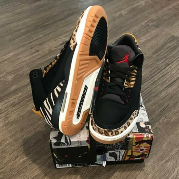 AIR JORDAN 3 RETRO SE SHOES ANIMAL INSTINCT - Picture 7 of 8